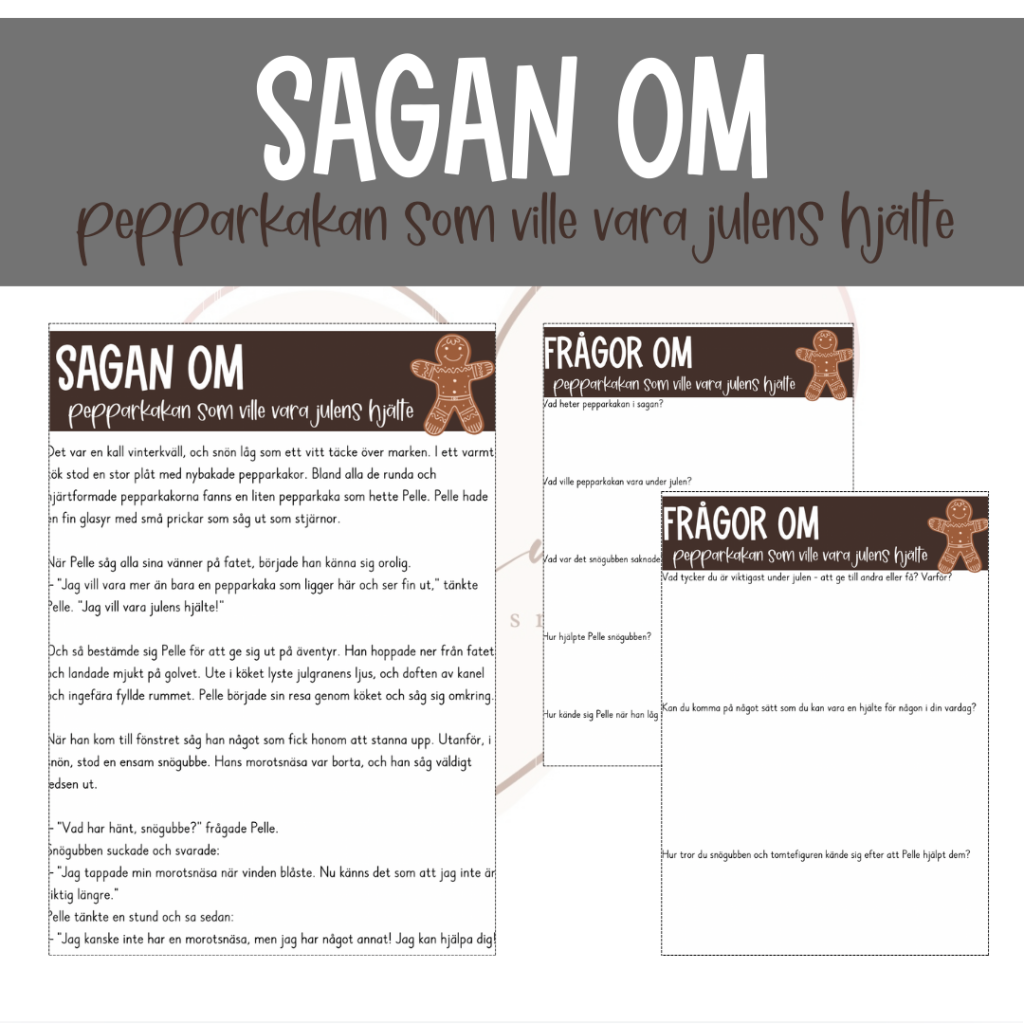 Sagan om pepparkakan som ville vara julens hjälte