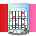 Högfrekventa ord bingo och Ludo - bild 1