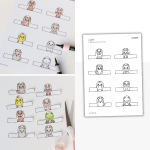 Pyssla dockhus – djur - bild 2