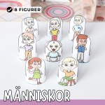 Pyssla dockhus – människor - bild 1