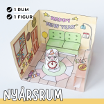 Pyssla dockhus – nyår - bild 1