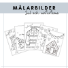 Målarbilder - jul