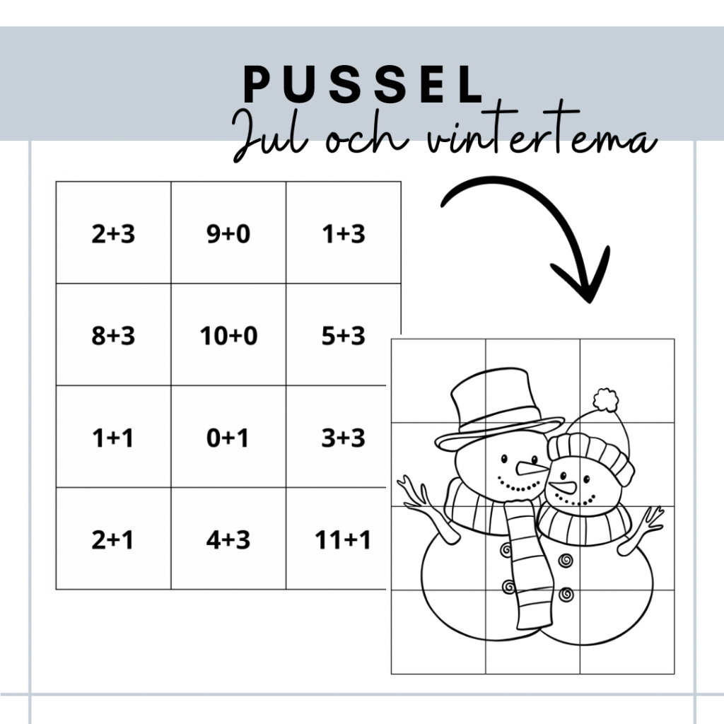 Pussel – jul och vinter