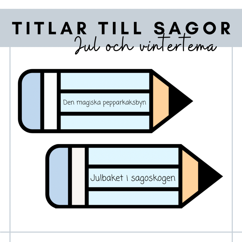 Rubriker till berättande text – jul och vinter