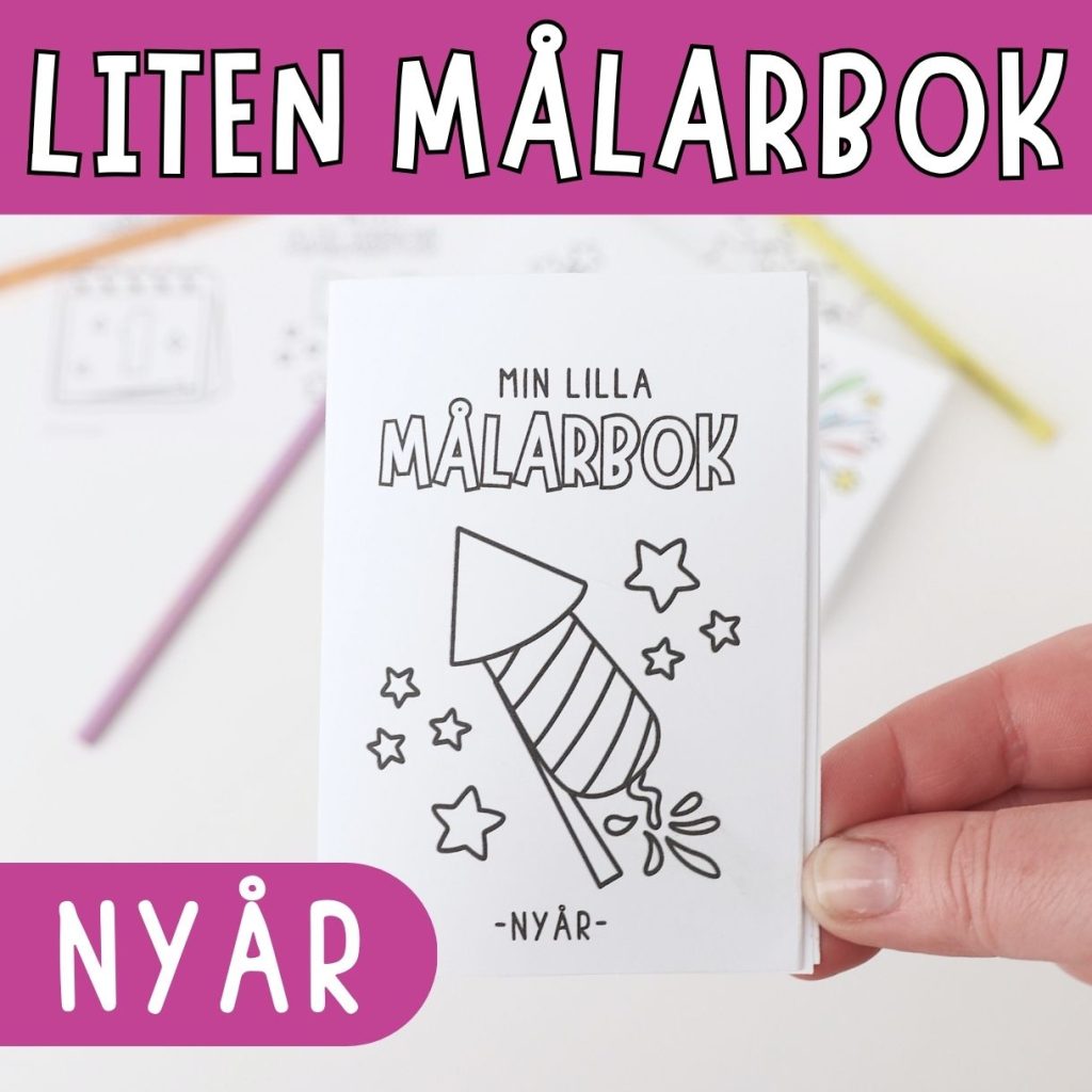 Min lilla målarbok – nyår