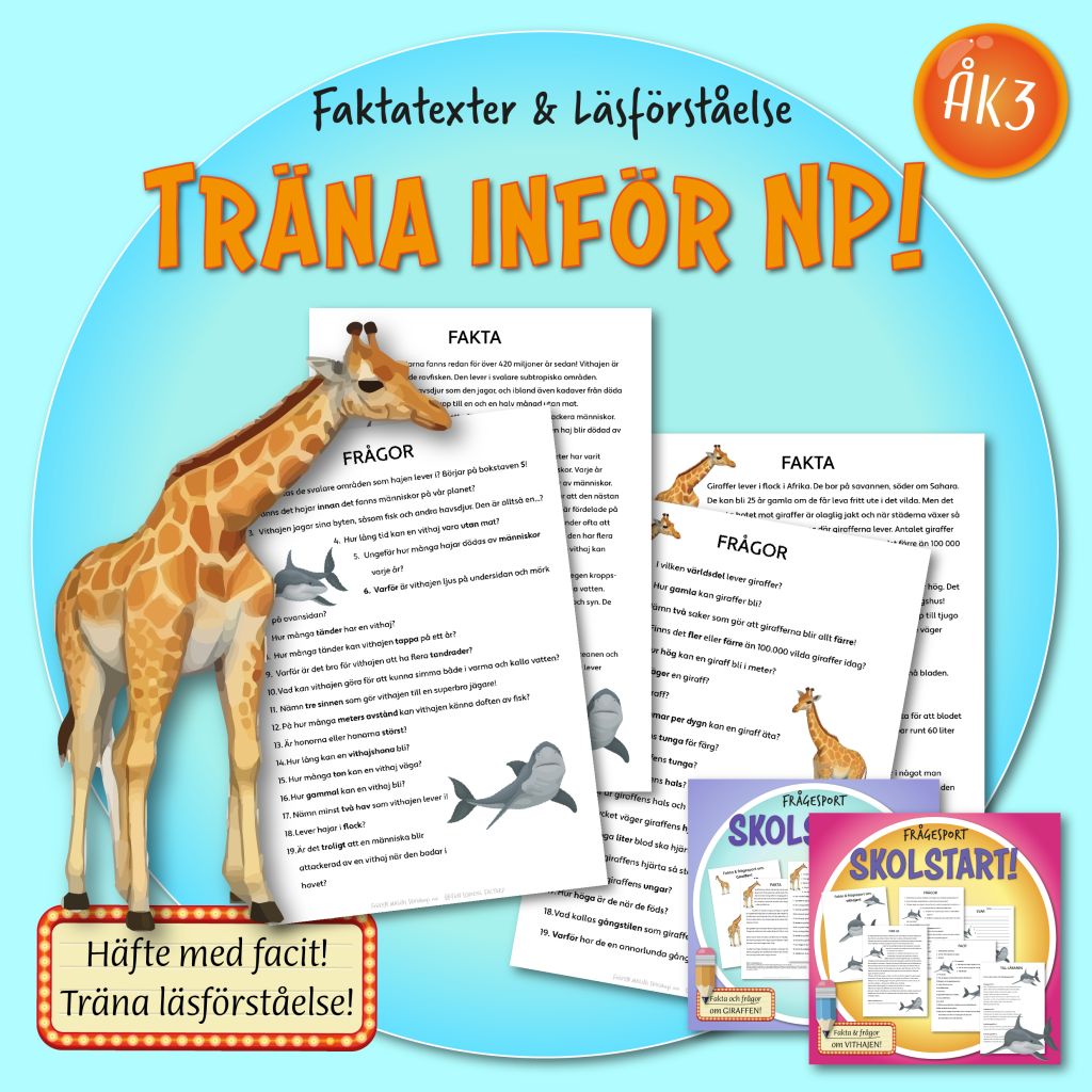 Träningshäften inför NP!