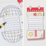 Nyårspyssel – skrivmallar - bild 2