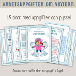 Vinter – 18 arbetsuppgifter med vintertema - bild 1
