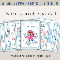 Vinter - 18 arbetsuppgifter med vintertema