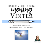 Beskriv och bilda mening – Vinter - bild 1