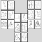 Yrken. Målarbilder - bild 1