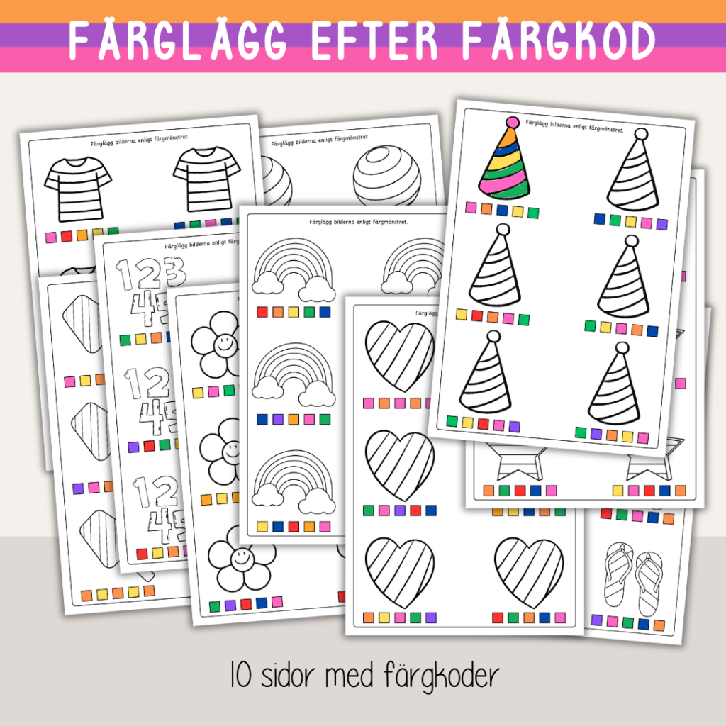 Färglägg efter färgkod