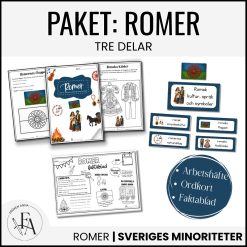 Romer PAKET | Arbetshäfte, ordkort och faktablad
