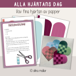 Alla hjärtans dag – Fläta fina hjärtan - bild 1