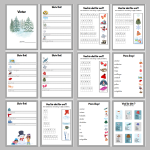 Vinter. Läs-och skrivträning - bild 1