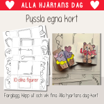 Alla hjärtans dag – Pyssla vikbara kort - bild 1