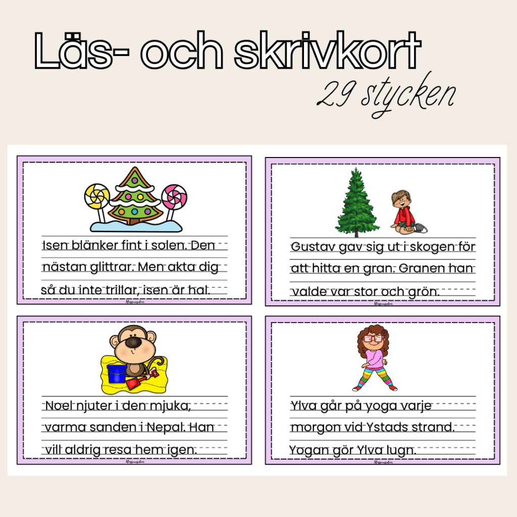 Läs- och skrivkort