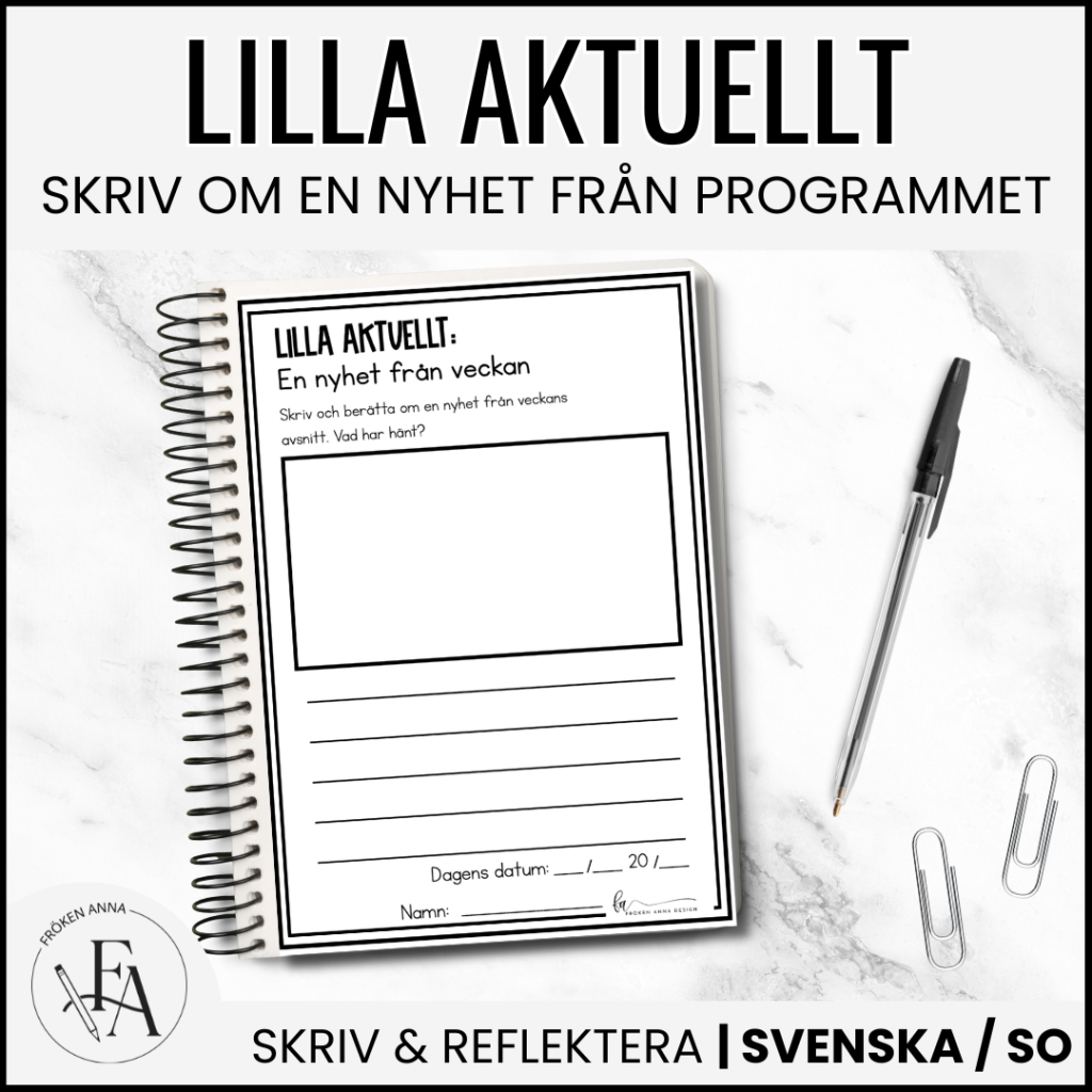 Lilla Aktuellt Skola – Skriv om en nyhet