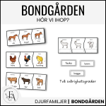 BONDGÅRDEN PAKET: Arbetshäfte, ordkort, målarbilder, hör vi ihop, TAKK mm. - bild 3