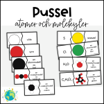 Pussel – Atomer och molekyler - bild 1