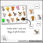 Bondgårdens djur – Memory och Sök & Hitta - bild 2