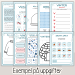Vinter – 18 arbetsuppgifter med vintertema - bild 2