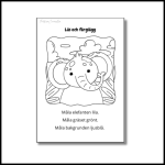 Läs och färglägg - bild 3