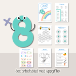 Multiplikation – Träna åttans multiplikationstabell – Arbetshäfte - bild 2