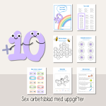 Multiplikation – Träna tians multiplikationstabell – Arbetshäfte - bild 2