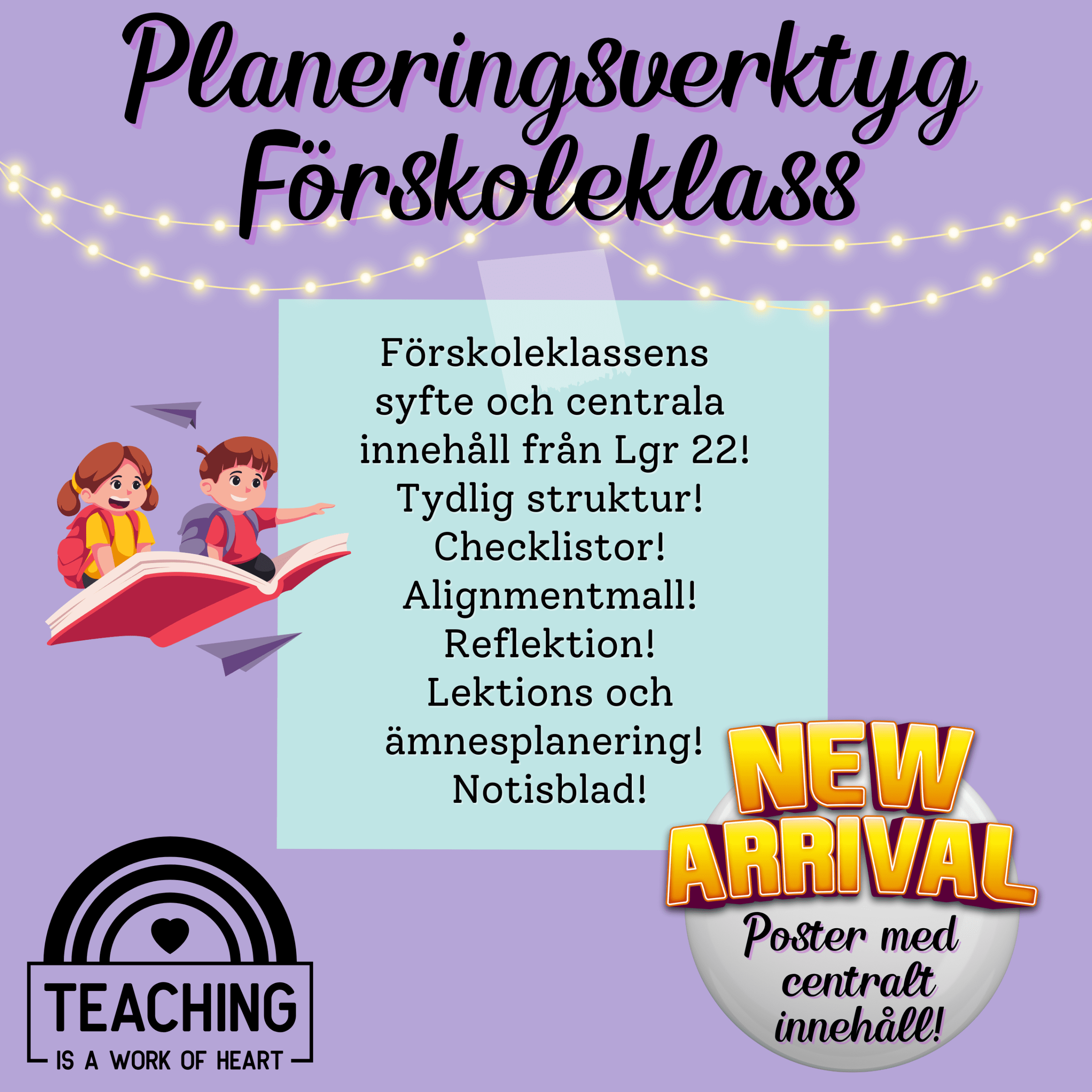 Planeringsverktyg Förskoleklass