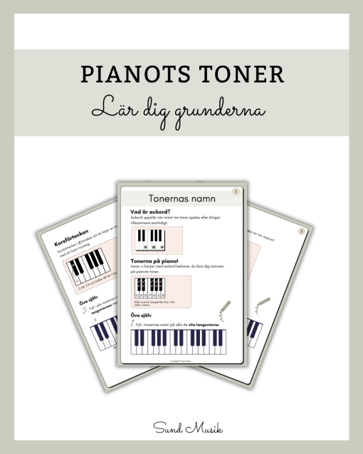 Ackord på piano