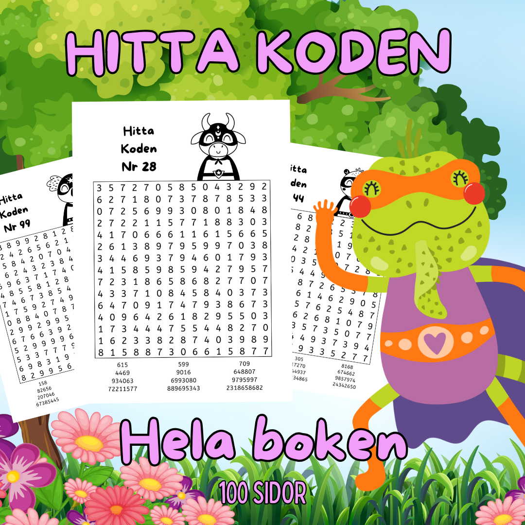 Hitta Koden Superhjältar Hela boken