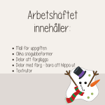 Vinter – Pyssel – Den smälta snögubben - bild 3