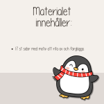 Vinter – Rita av och färglägg - bild 3