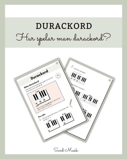 Ackord på piano