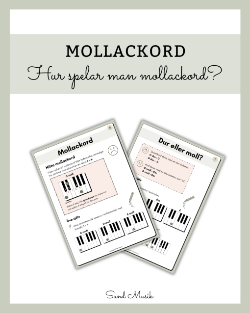 Ackord på piano