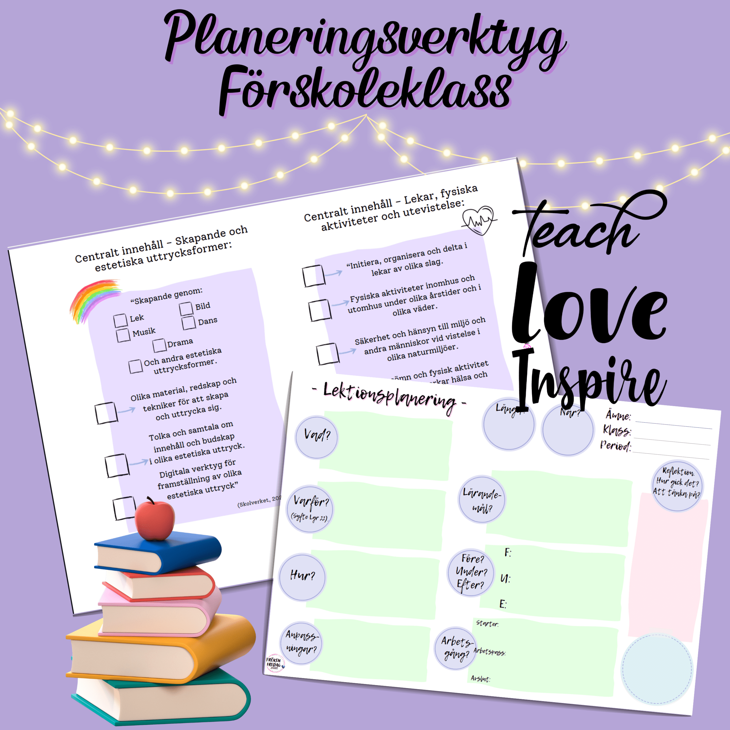 Planeringsverktyg Förskoleklass