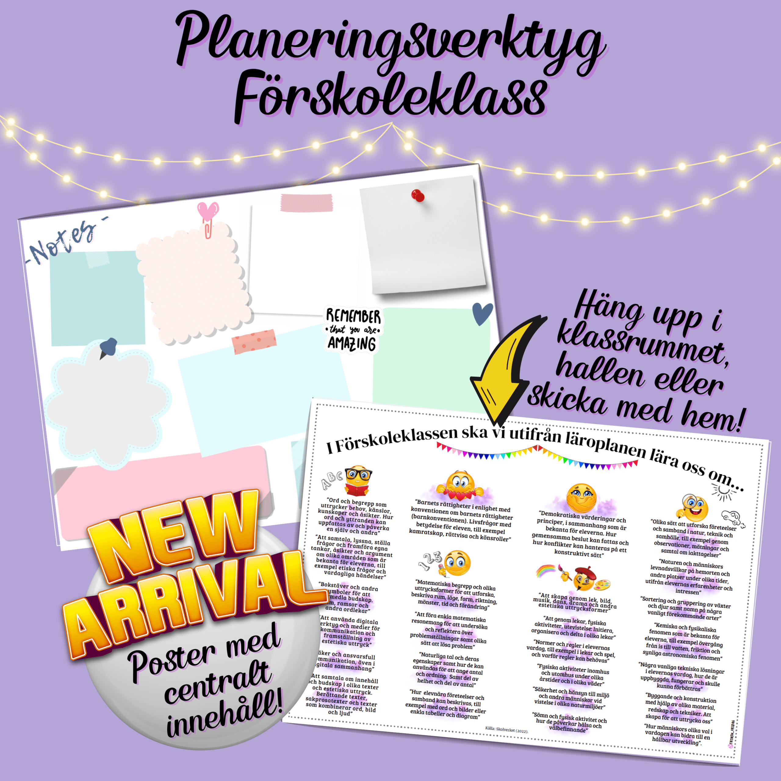 Planeringsverktyg Förskoleklass