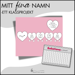 Mitt fina namn - ett klassprojekt (HJÄRTAN)