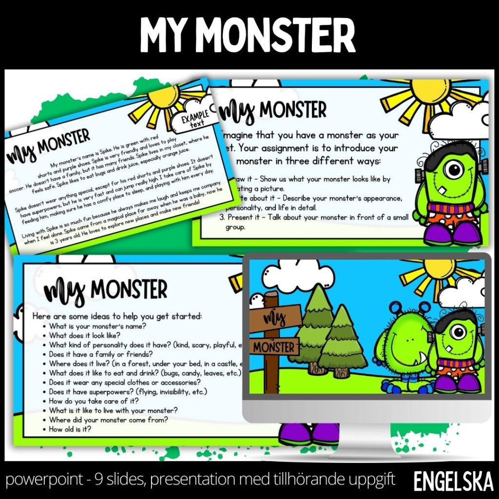 Time to write – my monster