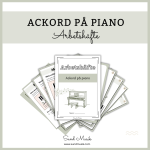 Ackord på piano - bild 1
