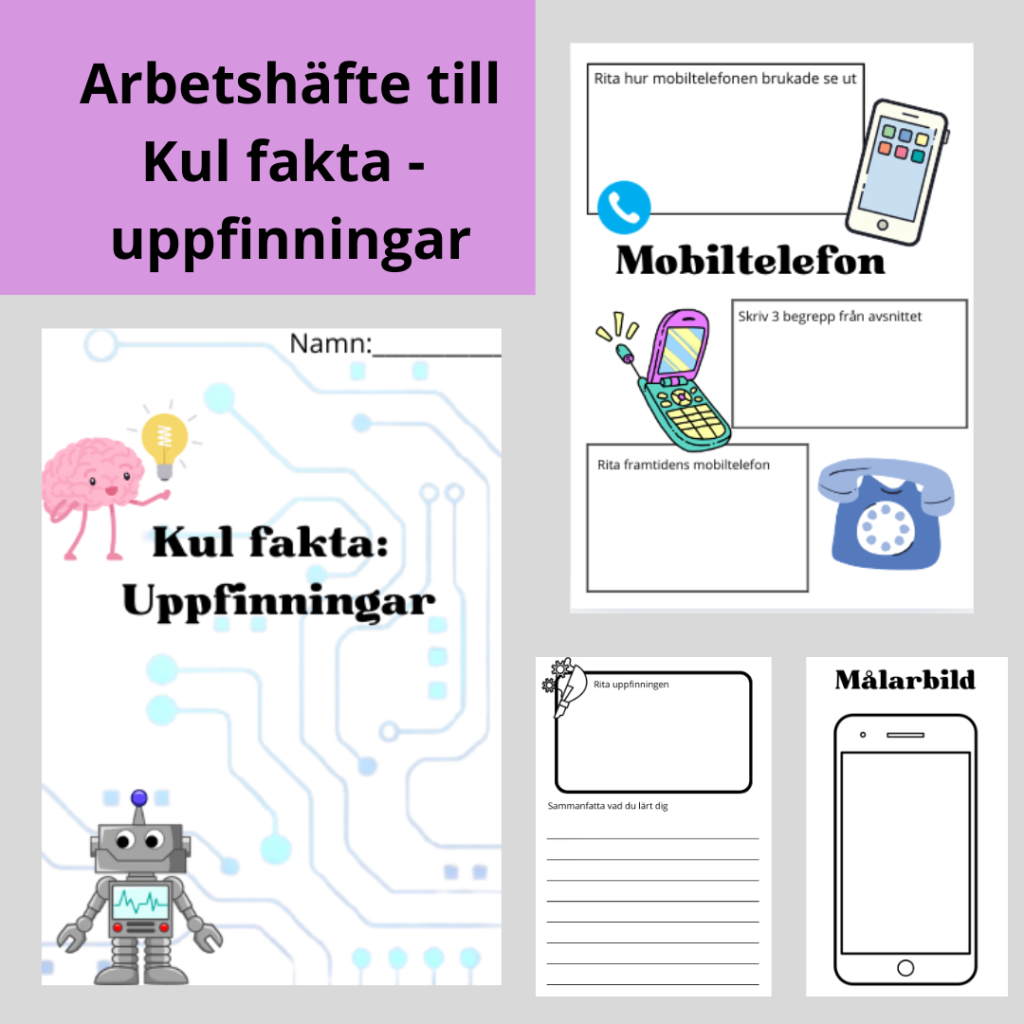 Arbetshäfte till Kul fakta – uppfinningar