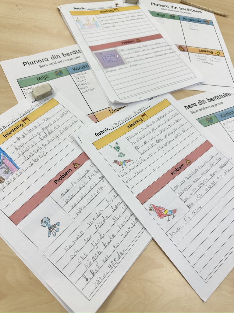 Kompletterande paket: Berättande text