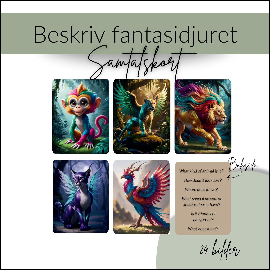 Samtalskort: Fantasidjur