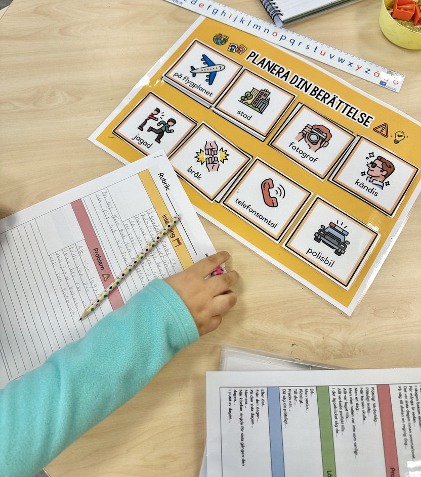 Kompletterande paket: Berättande text