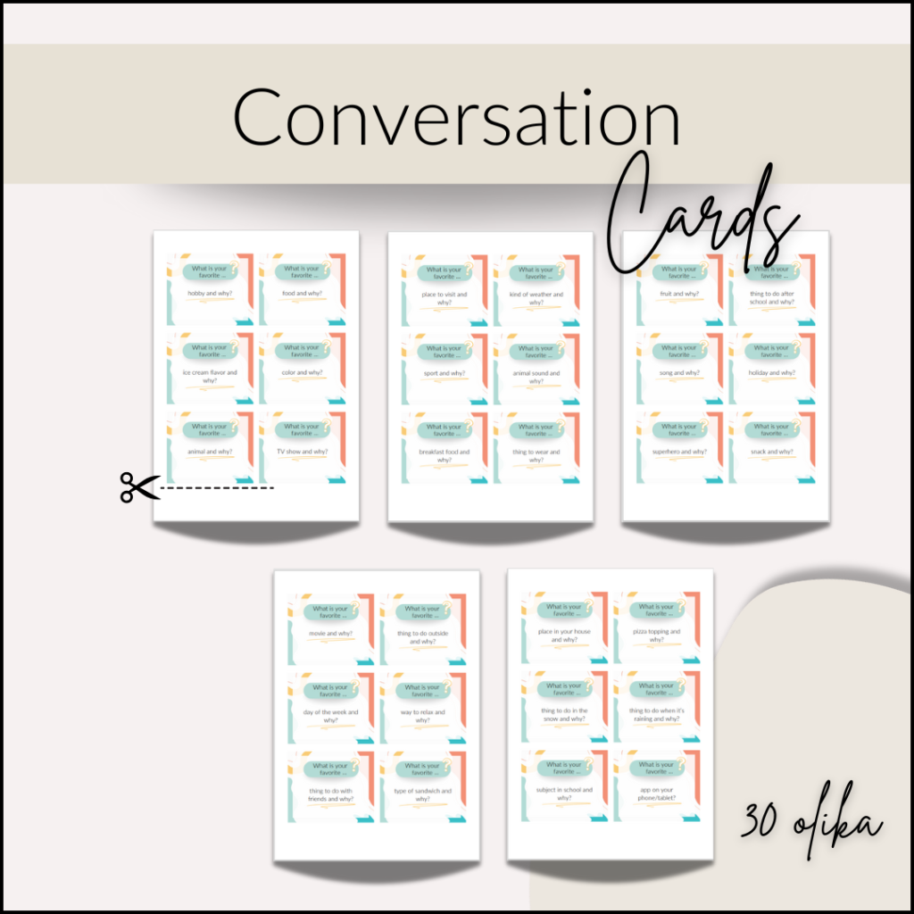 Conversation cards