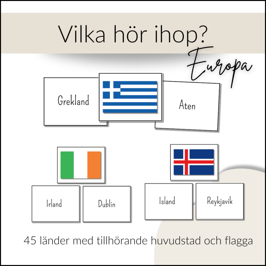 Vilka hör ihop? (Europa)