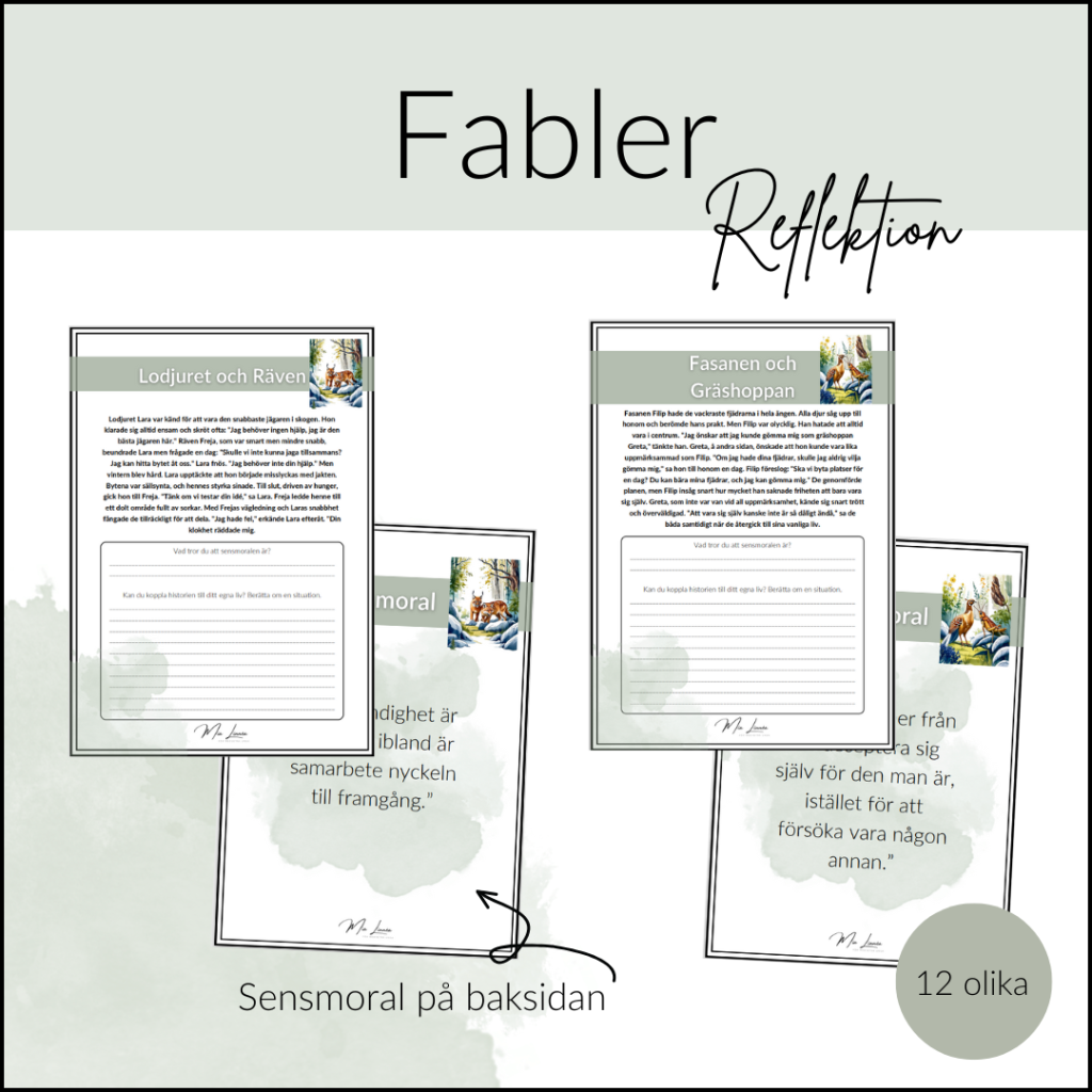 Fabler: Reflektion