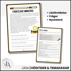 Förintelsens Minnesdag - Läsförståelse och nyckelord