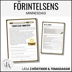 Förintelsens Minnesdag - Läsförståelse och nyckelord